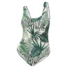 Recycled Tropical Leaf One-Piece Swimsuit – Flattering Fit for Every Body