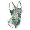 Recycled Tropical Leaf One-Piece Swimsuit – Flattering Fit for Every Body